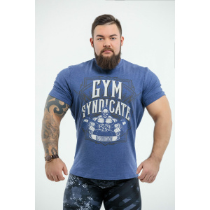 Рашгард DICH: Classic T-Shirt Blue Melanje "Gym Syndicate"