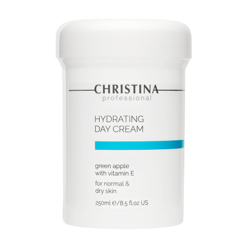 Hydrating Day Cream Green Apple + Vitamin E for normal and dry skin Увлажняющий дневной крем, 250 мл